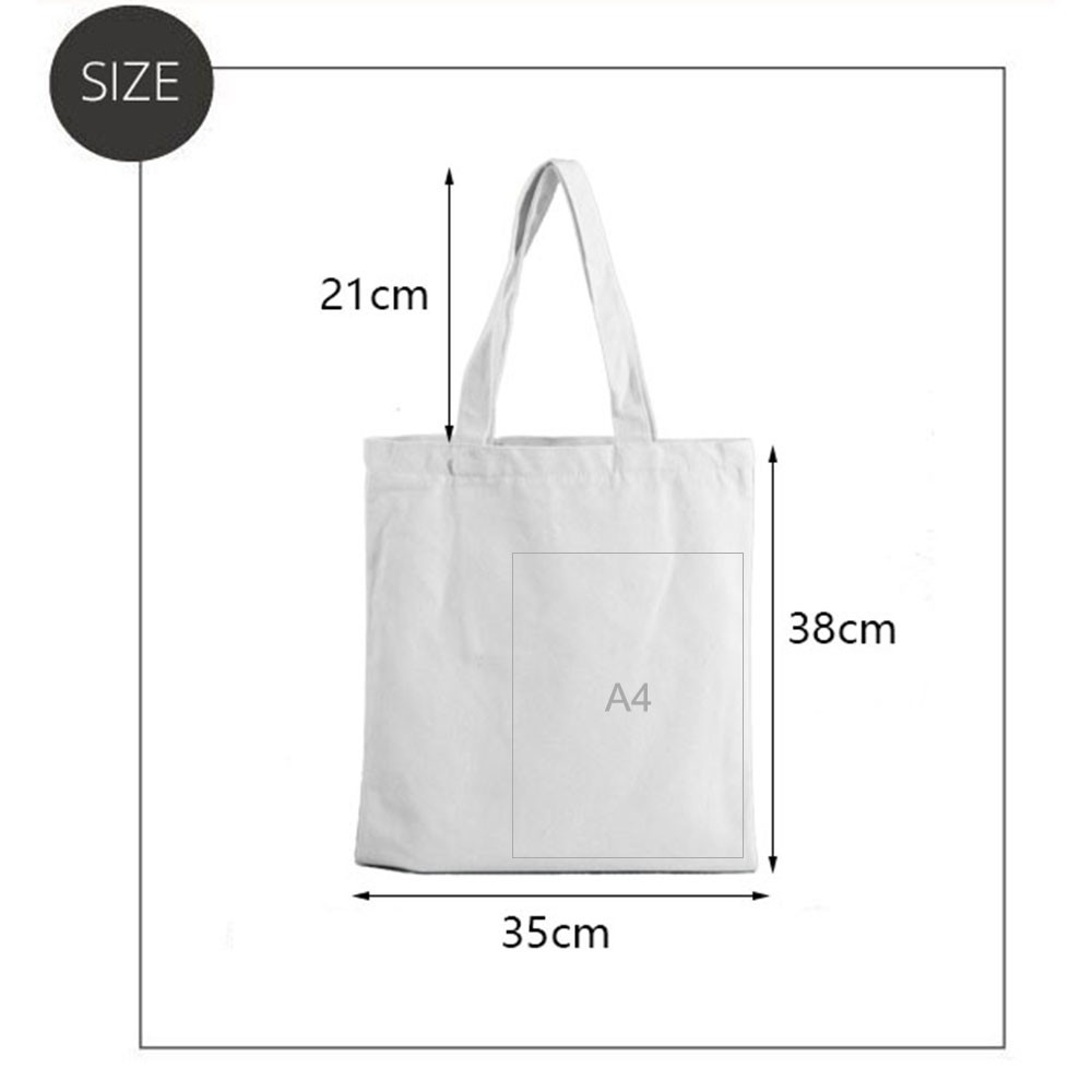 long canvas tote bag